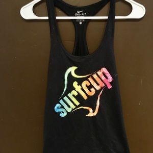 Dri-fit Surf Cup black tank top